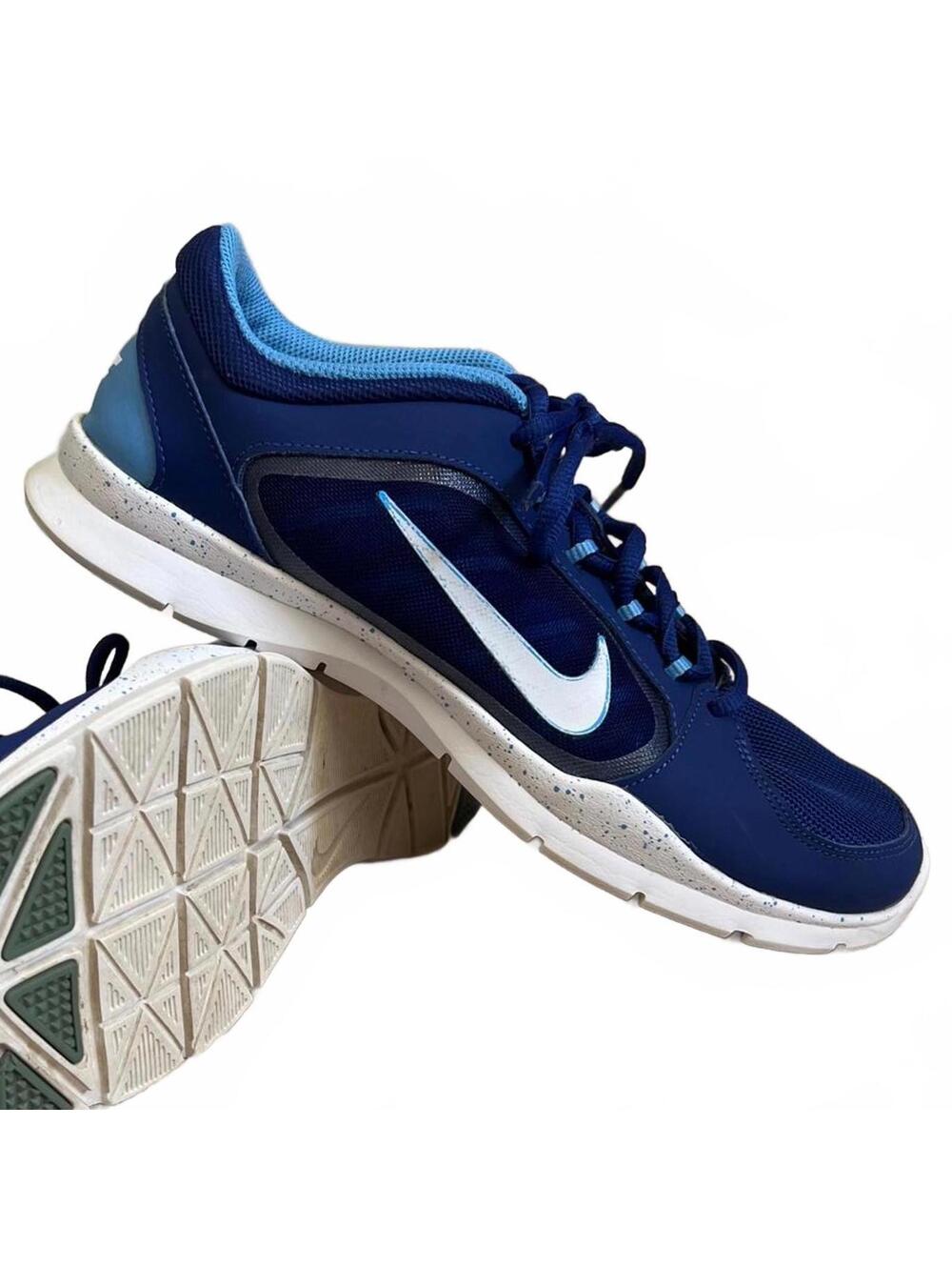 Nike Flex Trainer 5 Running Shoes Women’s 9.5 Blue Lightweight Training Sneakers
